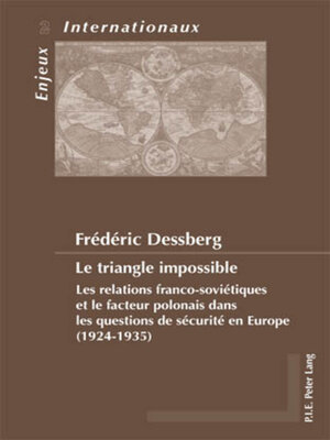 cover image of Le triangle impossible